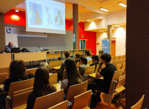 Aula wykładowa na Wydziale Filologii Angielskiej w Łodzi