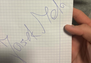 Podpis Janka Meli