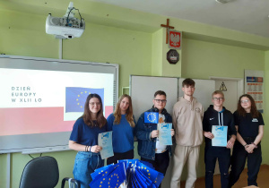 laureaci konkursu wiedzy o Unii Europejskiej