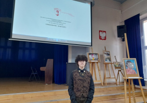 Nagrodzony uczeń Julian Wawrzyniak