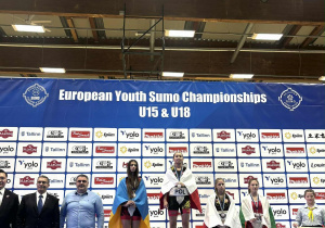 Uczennica na podium