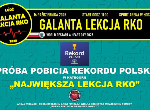 Plakat "Galanta lekcja rko"