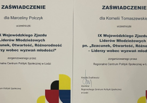 Skan zaświadczenia dla uczniów