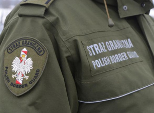 emblemat Straży Granicznej na mundurze