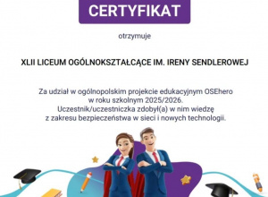 Plakat informacyjny OSEhero