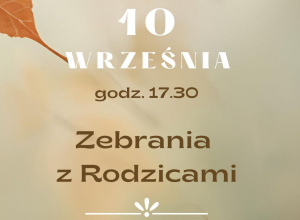 Zebrania z Rodzicami