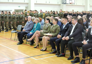 uroczystość Dnia Kadeta z udziałem przedstawicieli instytucji: Policja, Straż Graniczna, Wydział Edukacji, Rada Miejska Urzędu Miasta Łodzi